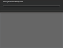 Tablet Screenshot of honeybellscookery.com